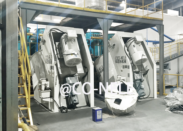 Mezcladores intensivos CO-NELE CR19 en preparación refractaria